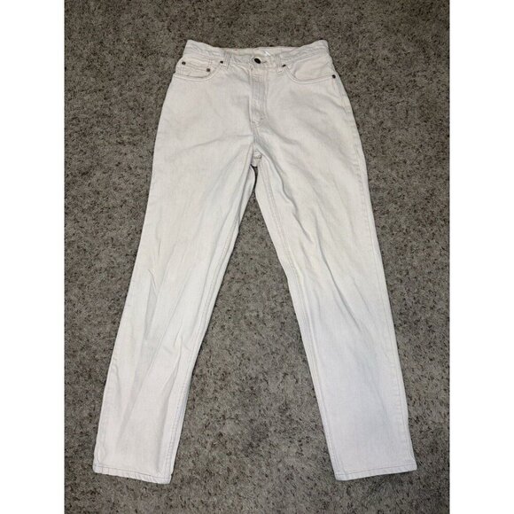 LEVI’S Vintage Relaxed Straight Cream Light Wash Jeans Sz 29x30 Y2k 90’s READ - Picture 1 of 10
